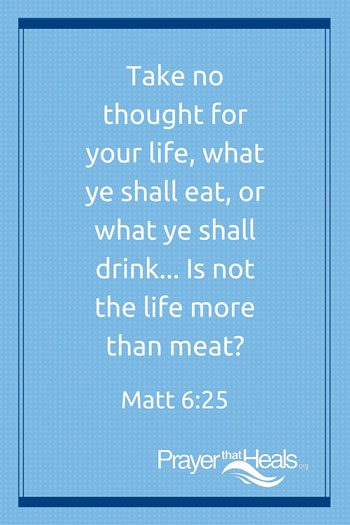 Matthew 6:25